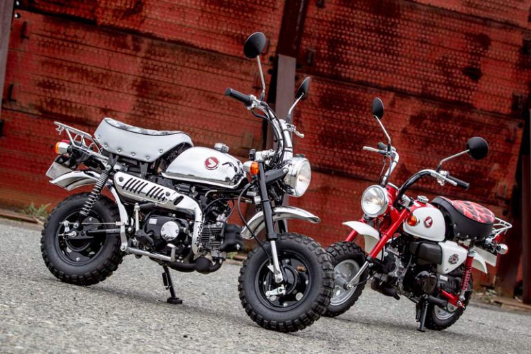 HONDA MONKEY｜50ccモンキー＆ゴリラの足元を彩る。マン島TT由来の伝統パターンを持つ、ダンロップのTT100に待望の8インチチューブレスタイヤが登場