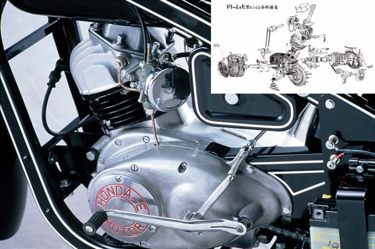 ホンダ｜ドリームE型｜「世界へ打って出る“夢”を託して」ホンダ初の4ストローク・ドリームE型［’52年製造］〈走行映像あり〉