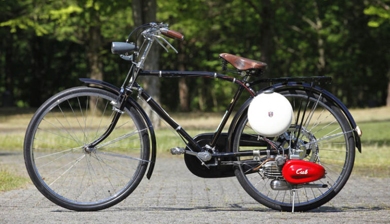 ホンダ｜カブ F型｜1952年｜「段ボール箱で販売された?!」ホンダ初のカブ＝F型［’52年製造］〈走行映像あり〉