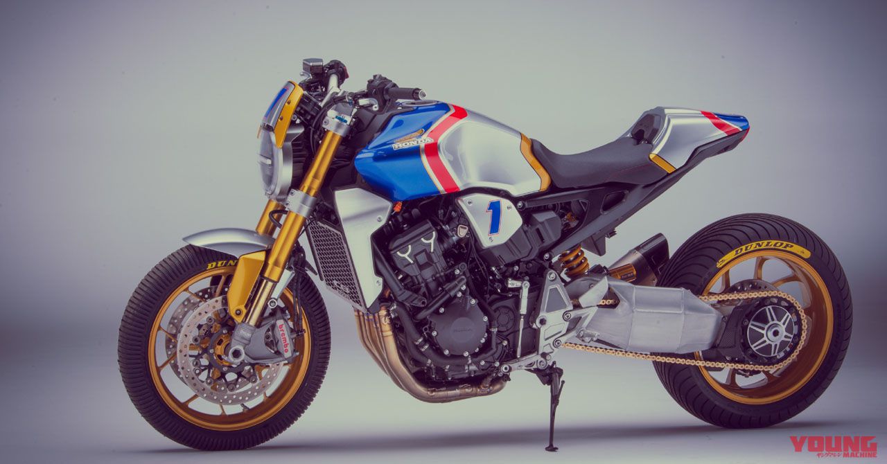M・ドゥーハン用のCB1000R改はロングスイングアームに!（14ページ目）
