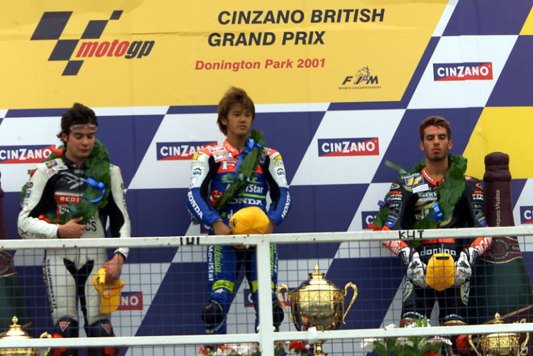 原田哲也／加藤大治郎｜2001年世界グランプリ250ccクラス 第8戦イギリスGP