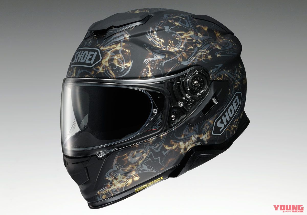 SHOEIフルフェイスヘルメット『GT-AIR II』に攻めのデザイン