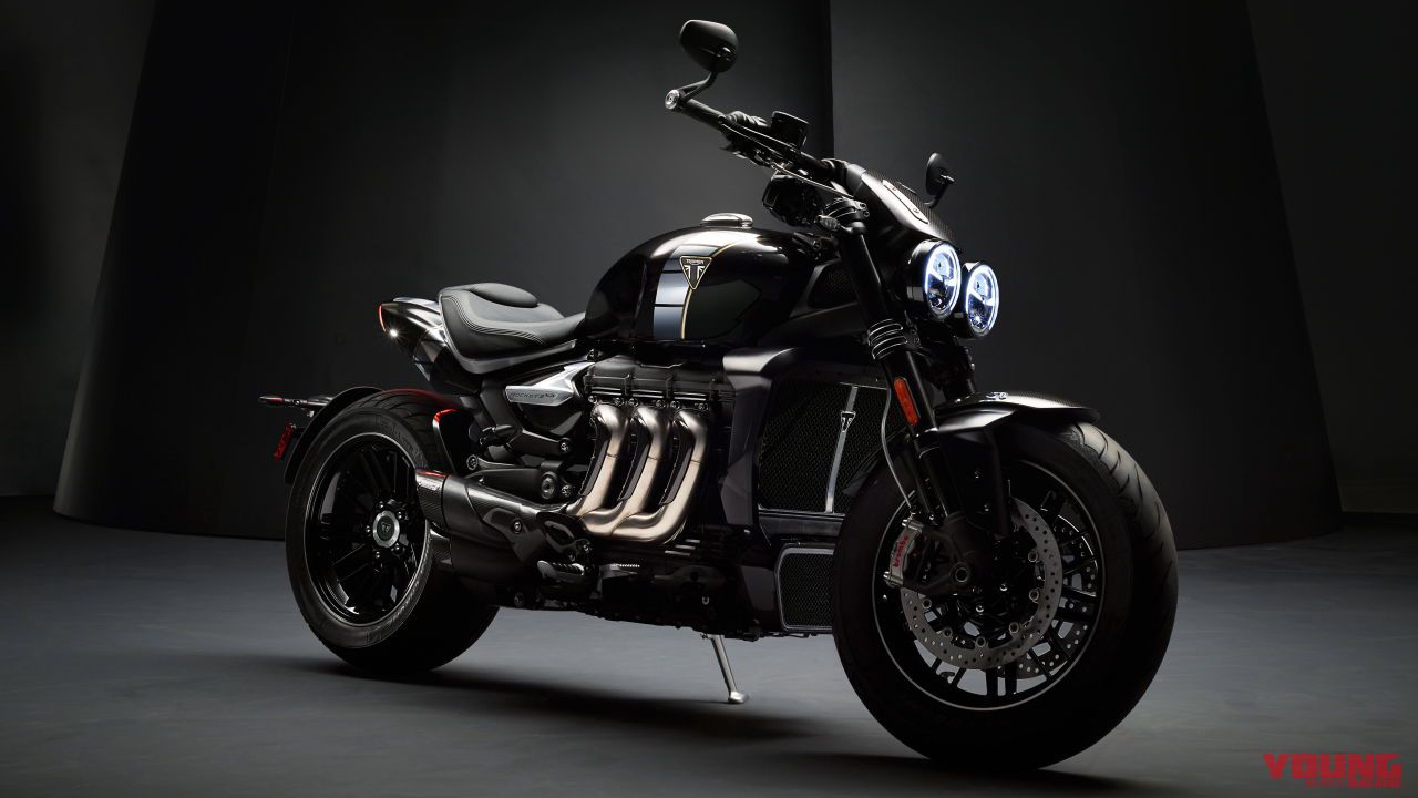 超ポイントアップ祭 triumph トライアンフRocket3 ミッドコン 黒