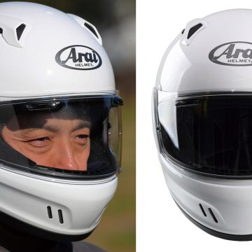 塗装は剥げてないですArai XD SNELL バイクヘルメット