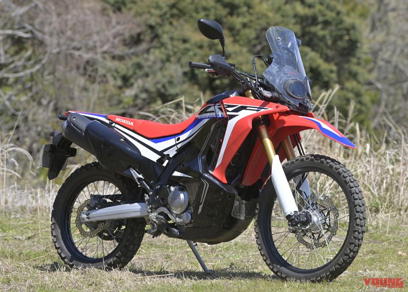 Honda 19 Crf250 Rally Type Ld First Ride Review From Japan To Check Actual Foot Grounding Web Young Machine Worldwide