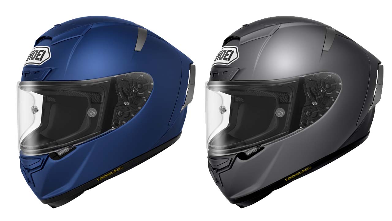 SHOEIのレーシングフルフェイス「X-Fourteen」にマットカラー2色が登場！ 既存色と合わせて計5色に