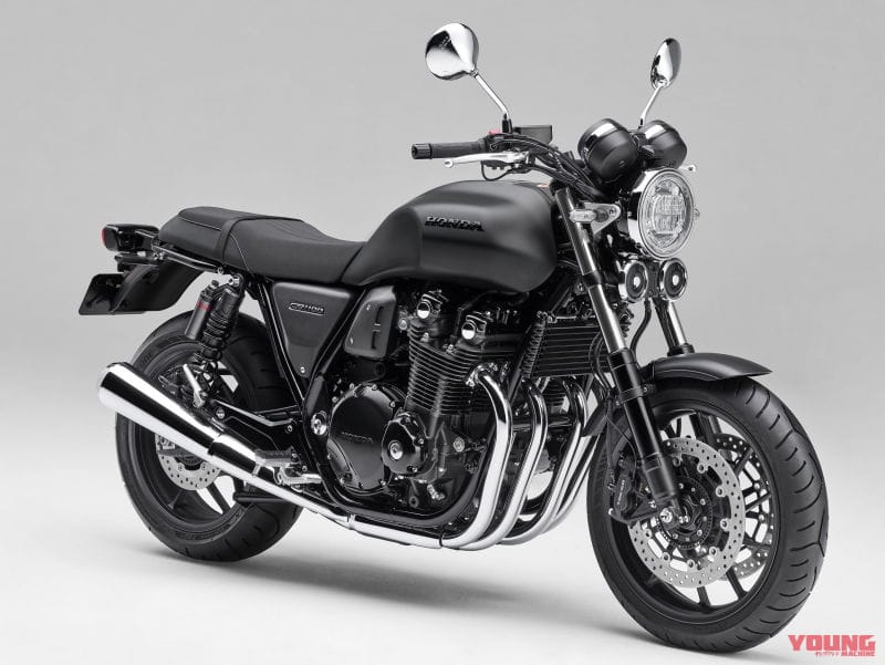 期間限定 特別仕様 空冷直4エンジン搭載 17インチホイールでスポーティな Cb1100 Rs にマット黒が登場 Webヤングマシン 最新バイク情報