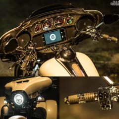 FLHTCUTGSEのメーターまわり