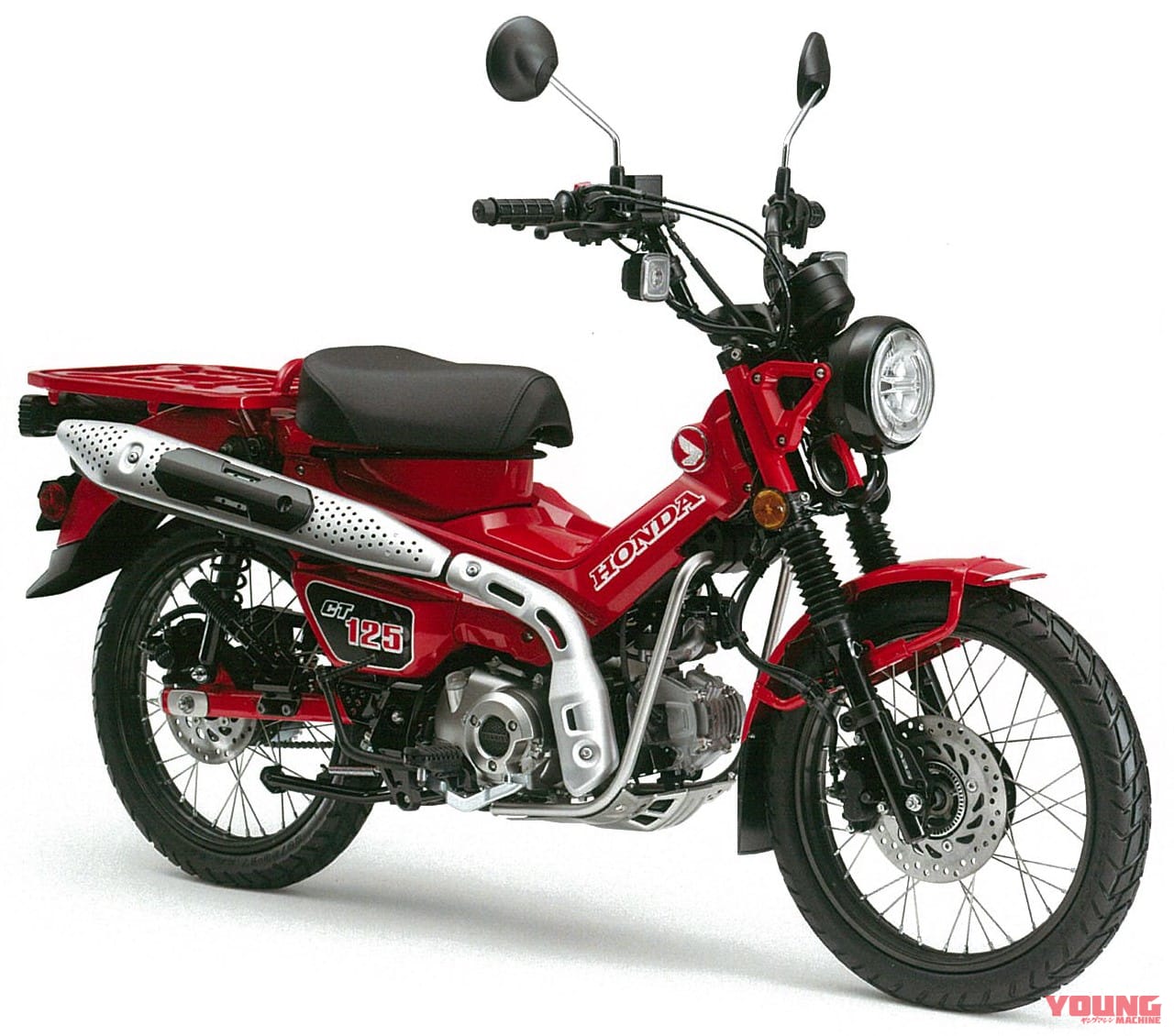 確定画像 ホンダct125 ハンターカブはレッドとカーキ Abs仕様車のみで発売は6月下旬 Webヤングマシン 最新バイク情報