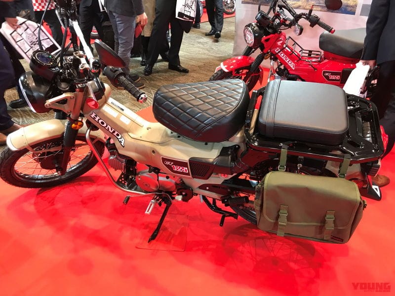 Scoop ハンターカブ細部情報 Ct125の気になるディテールと 3タイプのカスタム車 Webヤングマシン 最新バイク情報