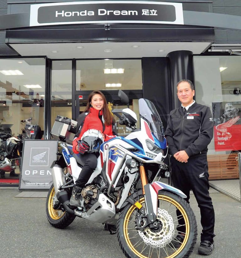 ホンダドリーム足立|バイクタレント・下川原リサのバイクショップ探訪【ホンダドリーム足立編】
