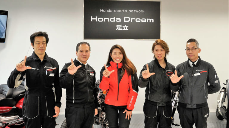 ホンダドリーム足立|バイクタレント・下川原リサのバイクショップ探訪【ホンダドリーム足立編】