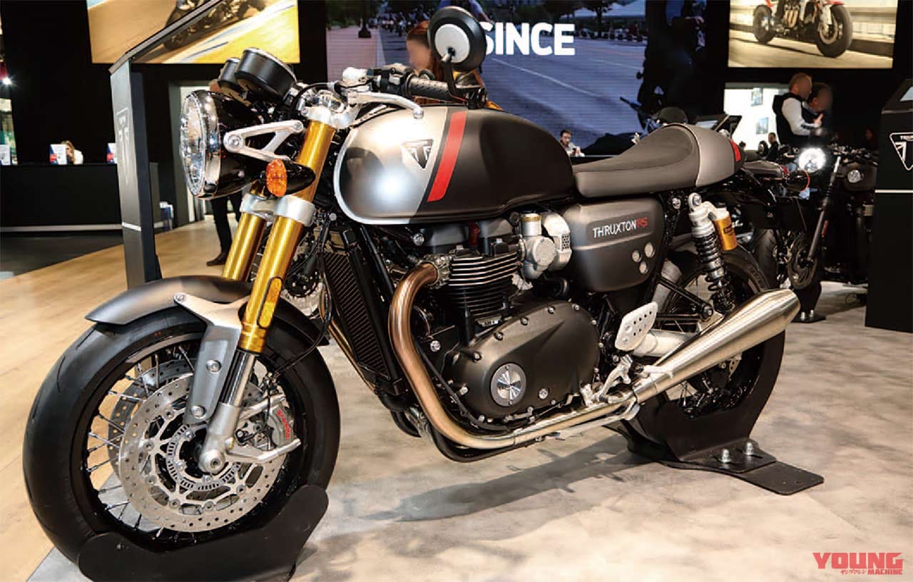 トライアンフ スラクストンRS|’20春のトライアンフは新バリエーション追加でネオクラシカルな世界観が充実