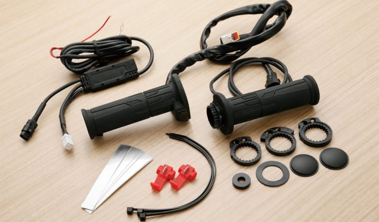 KIJIMA GH10|純正グリップと同等サイズのスリムなグリップヒーター【キジマ GH10】