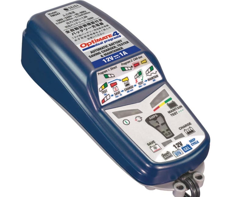オプティメート4 デュアルプログラム ver.3|最新バッテリー事情2020【常時接続可能な充電器で良質チャージ】