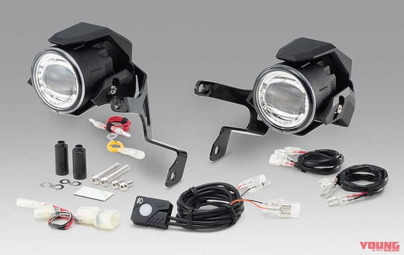 新発売】 パーツダイレクト店KIJIMA キジマ バイク フォグランプ キット フォグランプセット LED V-STROM650 XT ABS  17y- 205-6153 2017y-