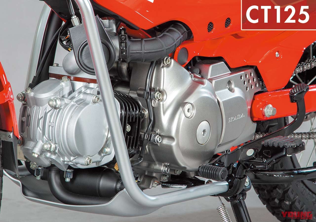 20ホンダ新型CT125の現代型エンジンはタフさを踏襲【CT110″ハンター