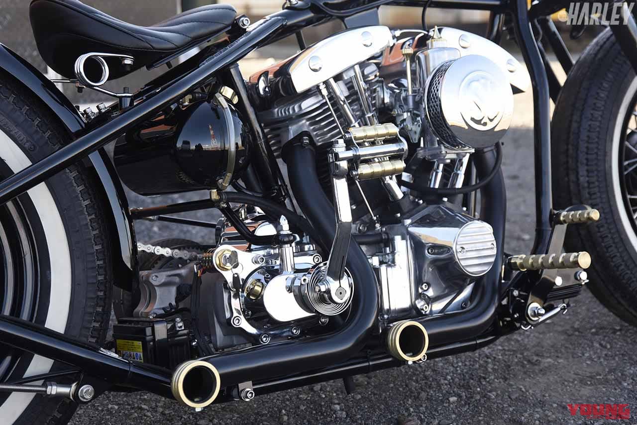 ハーレーオーナーのこだわりを反映したフルオーダーカスタム 84ショベルヘッド Webヤングマシン 最新バイク情報