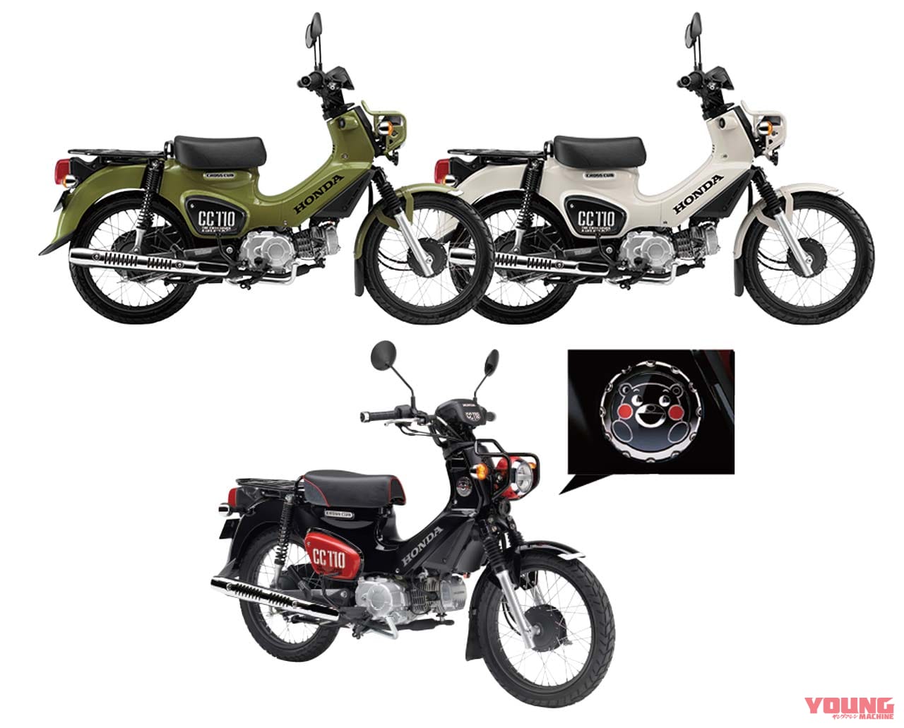 ホンダ クロスカブ110/くまモンバージョン|’20新車バイク総覧〈110〜125cc原付二種|国産車#1/5〉ホンダ カブファミリー