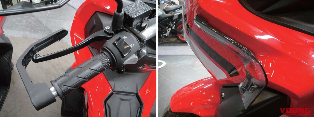 ADV150純正アクセサリー|『ADV150 ラリー』東京モーターサイクルショーで初公開! ツアラテック×ヨシムラがコラボ