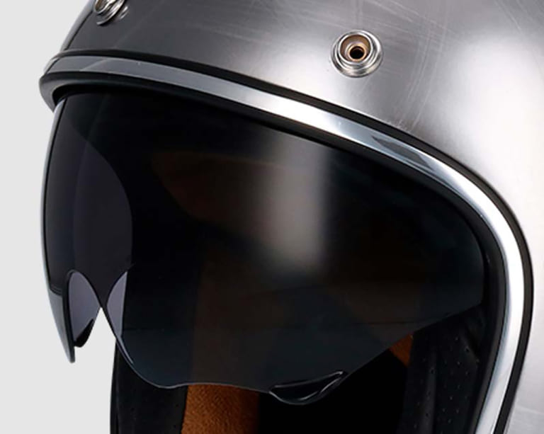 SH235スクラッチドクローム|スペインのヘルメットブランド「SHIRO」国内販売スタート