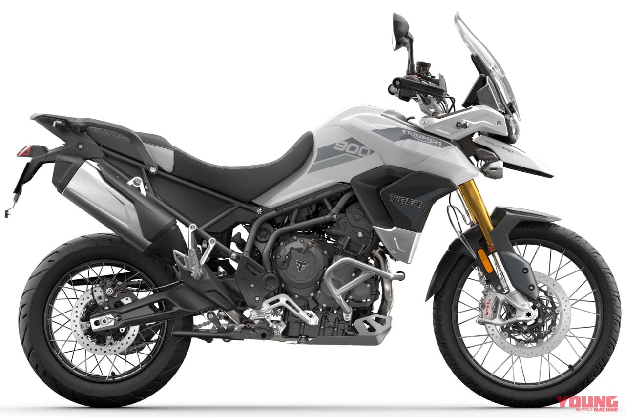 トライアンフ タイガー900 ラリー/ラリープロ、ピュアホワイト|ニュータイプ“Tプレーン”3気筒エンジンの新型タイガー900、トライアンフから4月上旬発売