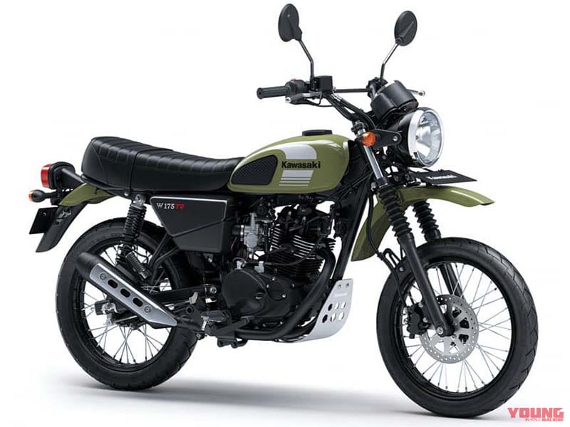 カワサキ インドネシアのW175TR SE|30万円からの軽二輪カフェ&スクランブラー、カワサキ「W175カフェ、W175TR SE」限定入荷