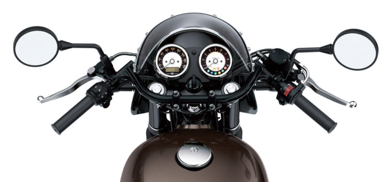 カワサキ W800 CAFE|’20新車バイク総覧〈大型ヘリテイジ|国産車#2/4〉カワサキ