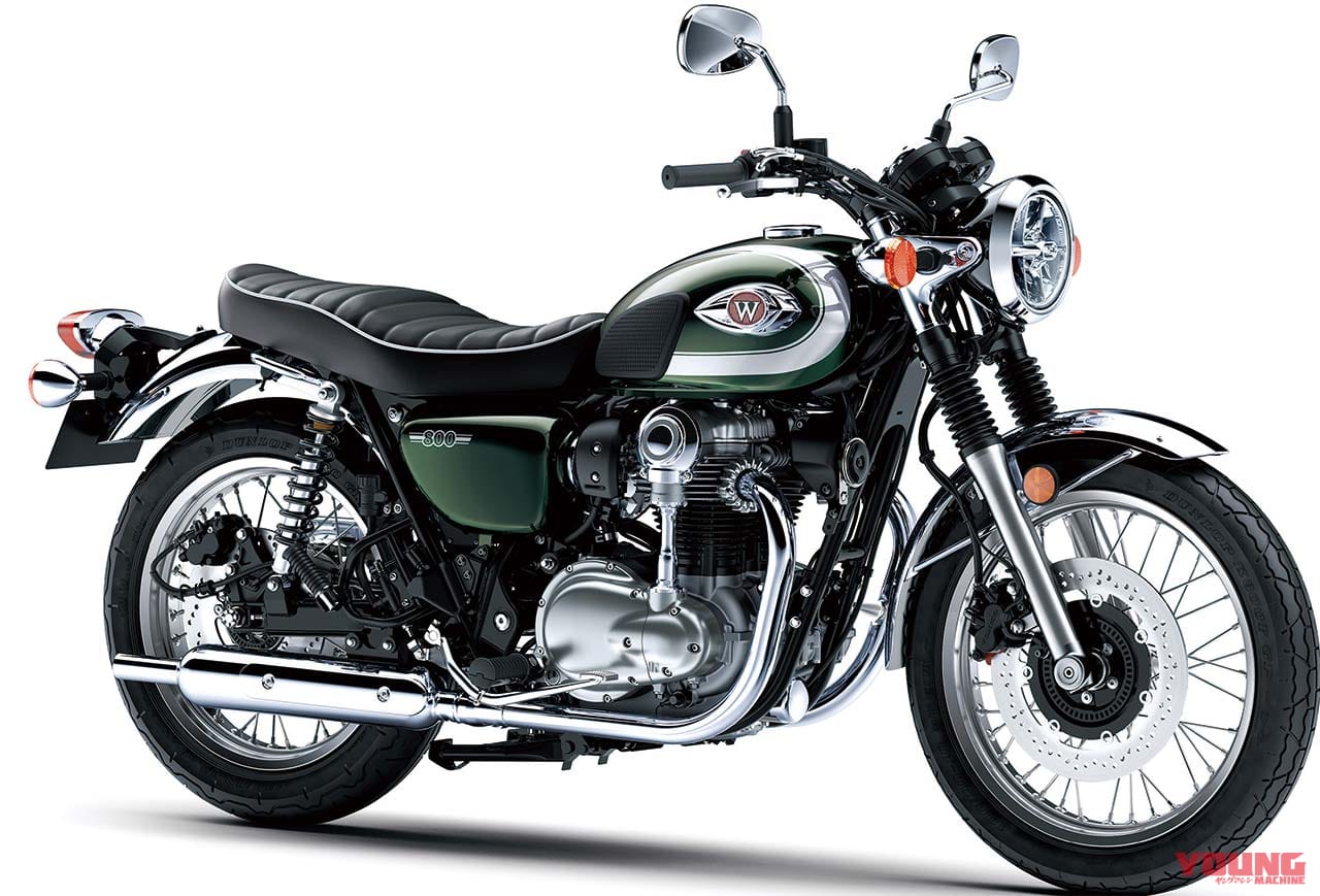 カワサキ W800|’20新車バイク総覧〈大型ヘリテイジ|国産車#2/4〉カワサキ