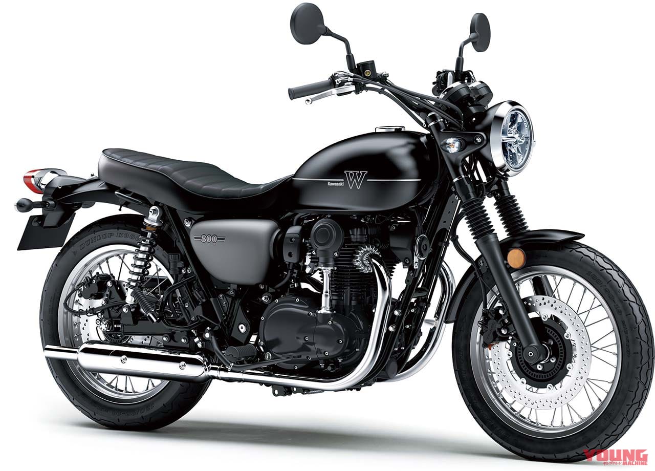 カワサキ W800 STREET|’20新車バイク総覧〈大型ヘリテイジ|国産車#2/4〉カワサキ