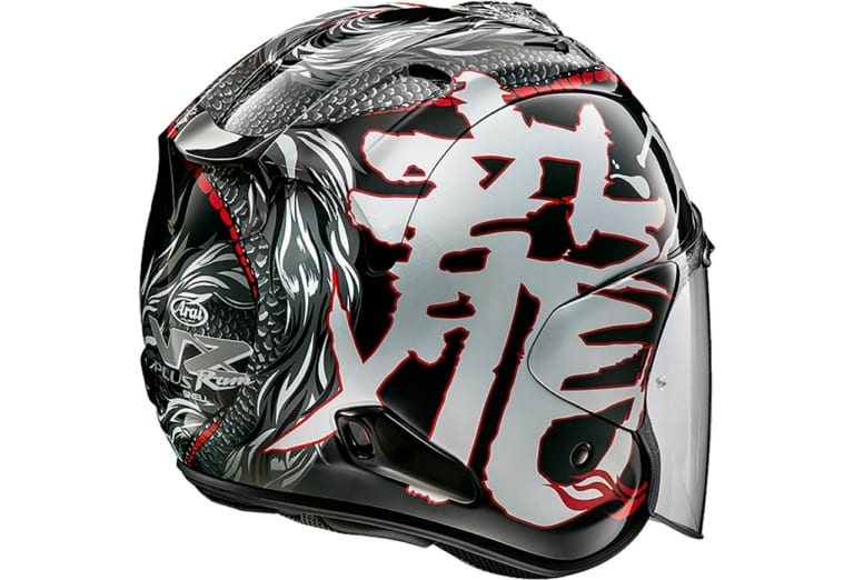 アライ VZ-RAM DRAGON|アライ オープンフェイスヘルメット「VZ-RAM」に”龍”をあしらった迫力の新作