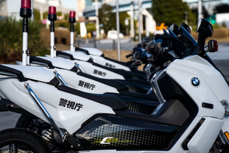 BMW C evolution 白バイ仕様