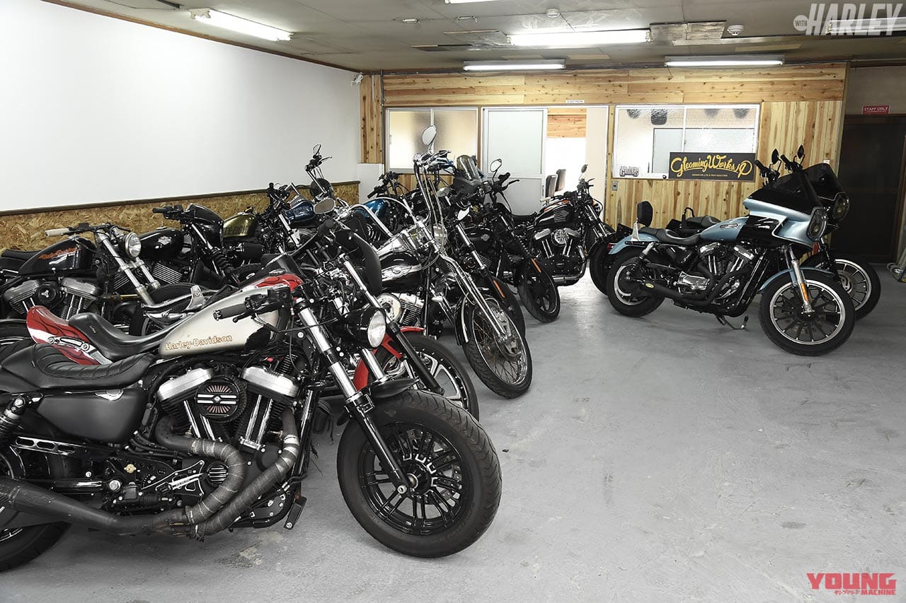 ハーレー専門サービスショップ「グリーミングワークス」|ウィズハーレー厳選・ディーラー&ショップガイド【グリーミングワークス】
