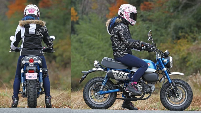 '19ホンダモンキー125 岡崎静夏インプレッション|’19ホンダモンキー125詳細解説【レーシング女子・岡崎静夏の試乗インプレ、その前に】