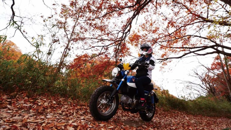 '19ホンダモンキー125 岡崎静夏インプレッション|レーシング女子・岡崎静夏のモンキー125試乗インプレ【”ゆるふわ”バイクは貴重な存在】