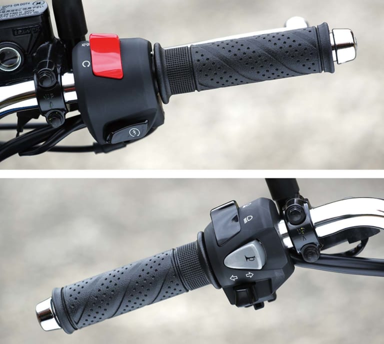 '19ホンダモンキー125 スイッチ ハンドル|’19ホンダモンキー125詳細解説【レーシング女子・岡崎静夏の試乗インプレ、その前に】