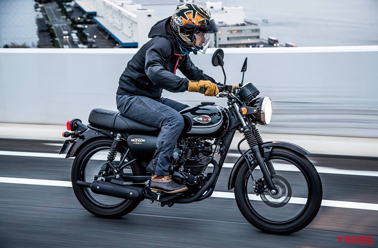 カワサキ W175 Se 試乗インプレッション 30万円弱で想像以上の完成度 Webヤングマシン 最新バイク情報