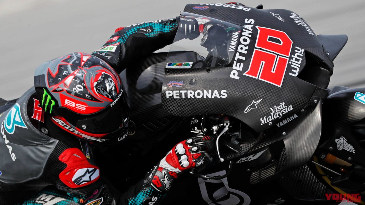 |ニューマシンを得たファビオ・クアルタラロが連日のトップタイム!