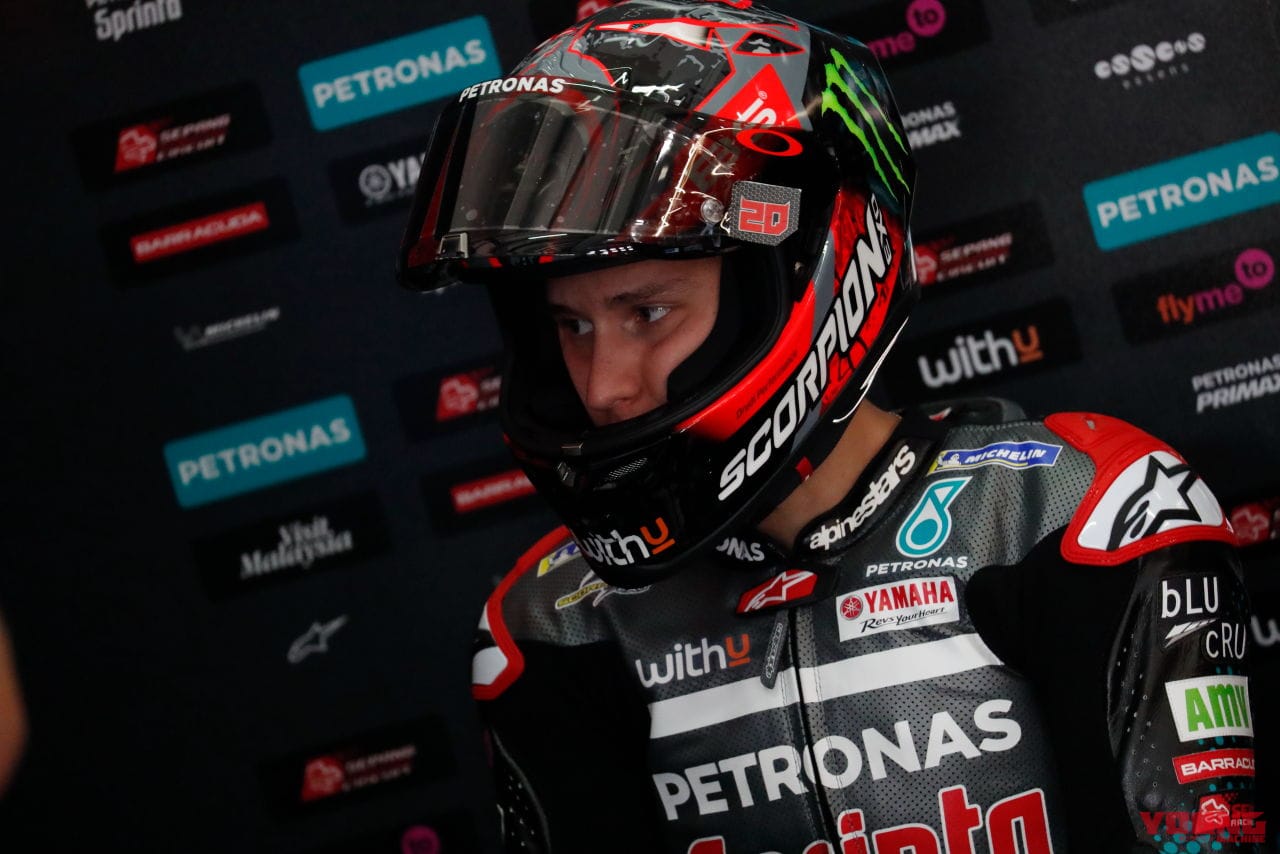 セパンのピット、ファビオ・クアルタラロ|ニューマシンを得たファビオ・クアルタラロが連日のトップタイム!