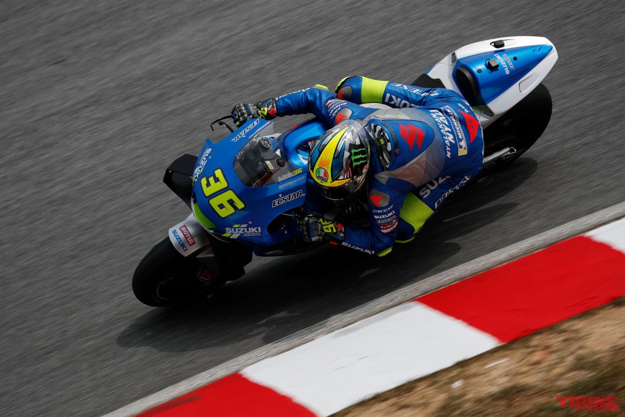 スズキGSX-RRを走らせるジョアン・ミル|ニューマシンを得たファビオ・クアルタラロが連日のトップタイム!
