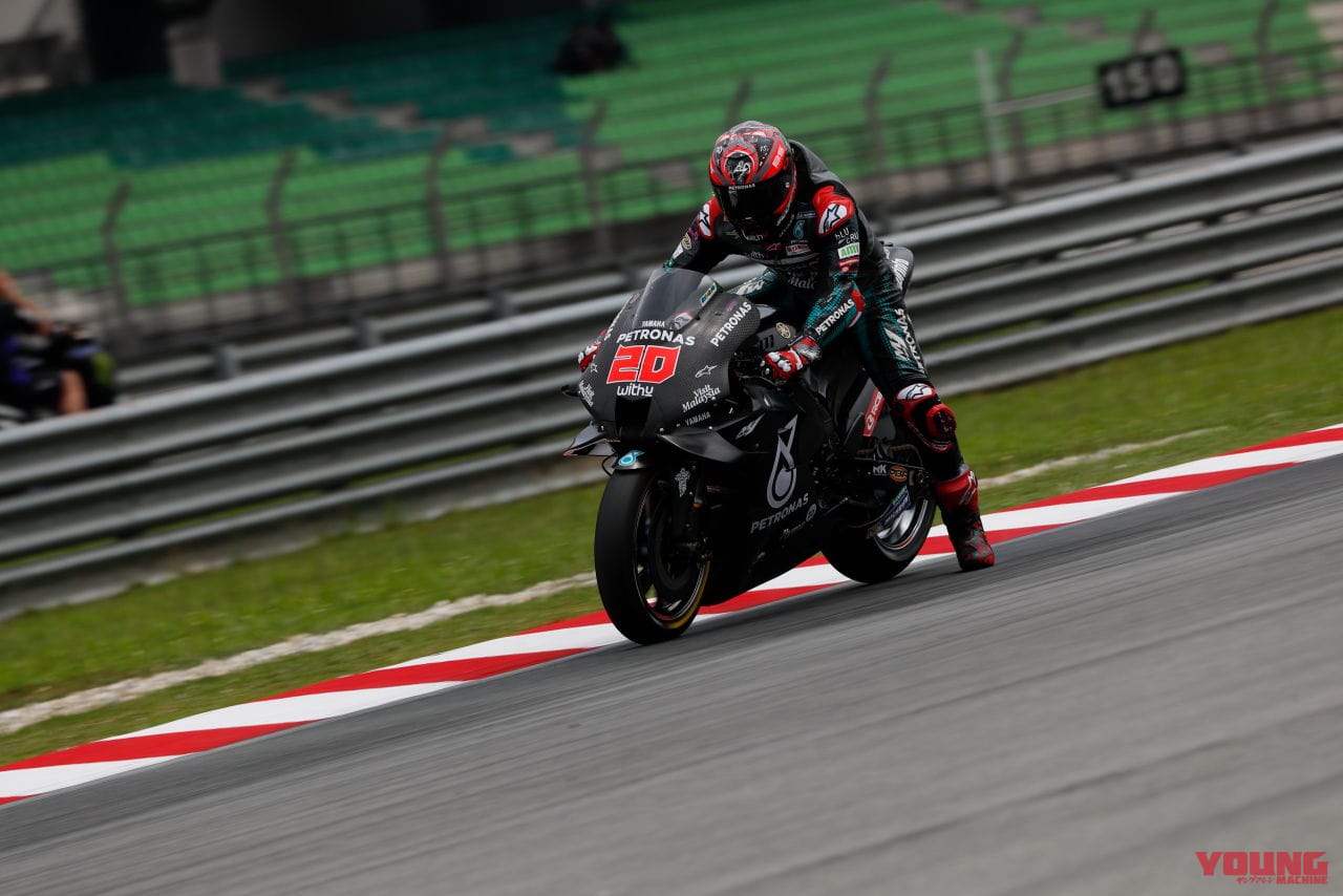 ヤマハ YZR-M1の2020年型を走らせるファビオ・クアルタラロ|ニューマシンを得たファビオ・クアルタラロが連日のトップタイム!