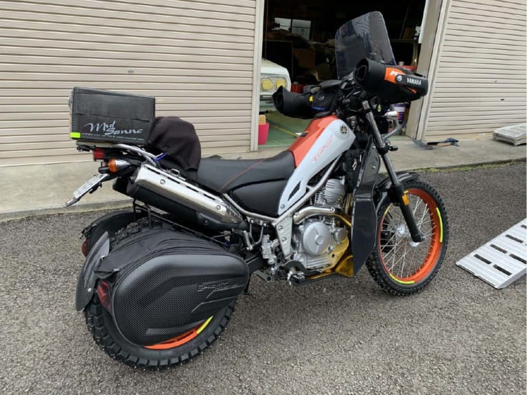 宗谷岬仕様になったトリッカー|日本最北端へ! アラフィフ親父の極寒バイク旅 第1回「なぜオレたちは宗谷岬を目指したのか」