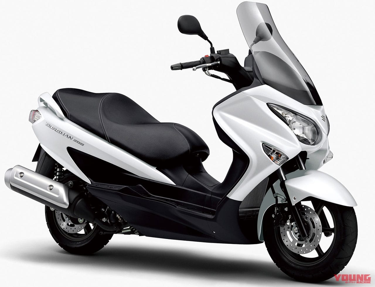 スズキ バーグマン 200|’20新車バイク総覧〈車検レス&400ccミドルスクーター|国産車#2/2〉ヤマハ/スズキ