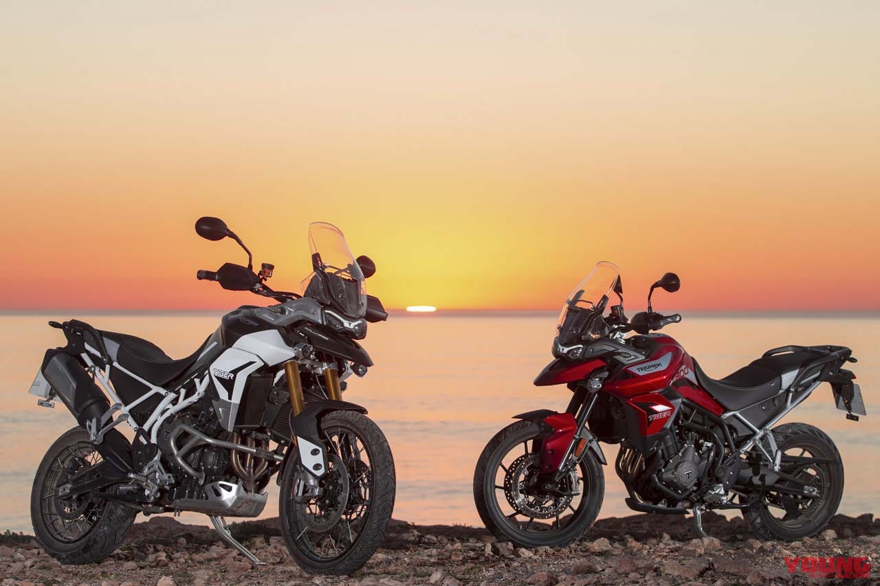 トライアンフ・タイガー900 ラリープロとGTプロ|ニュータイプ“Tプレーン”3気筒エンジンの新型タイガー900、トライアンフから4月上旬発売