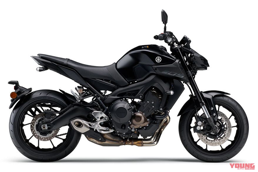ヤマハ MT-09 ABS マットダークグレーメタリック6|MT-25も発表間近! ヤマハ「MT-09」2020年モデルに新色ブルー登場…“R”ゆずりのマットグレーが渋い