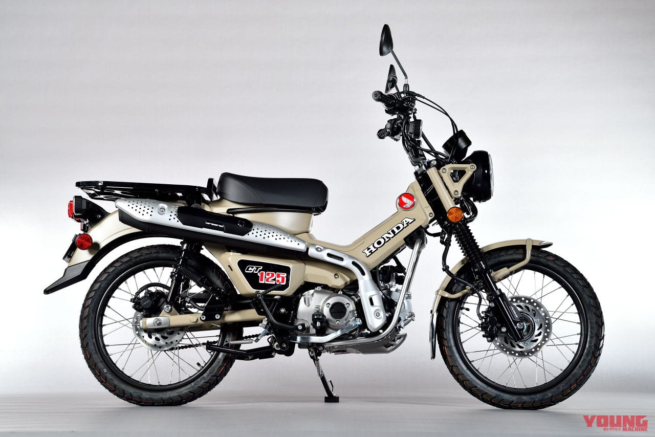 HONDA CT125 ハンターカブ|【映像】CT125ハンターカブはどんな乗り味? スーパーカブC125とスペック比較で予想してみる