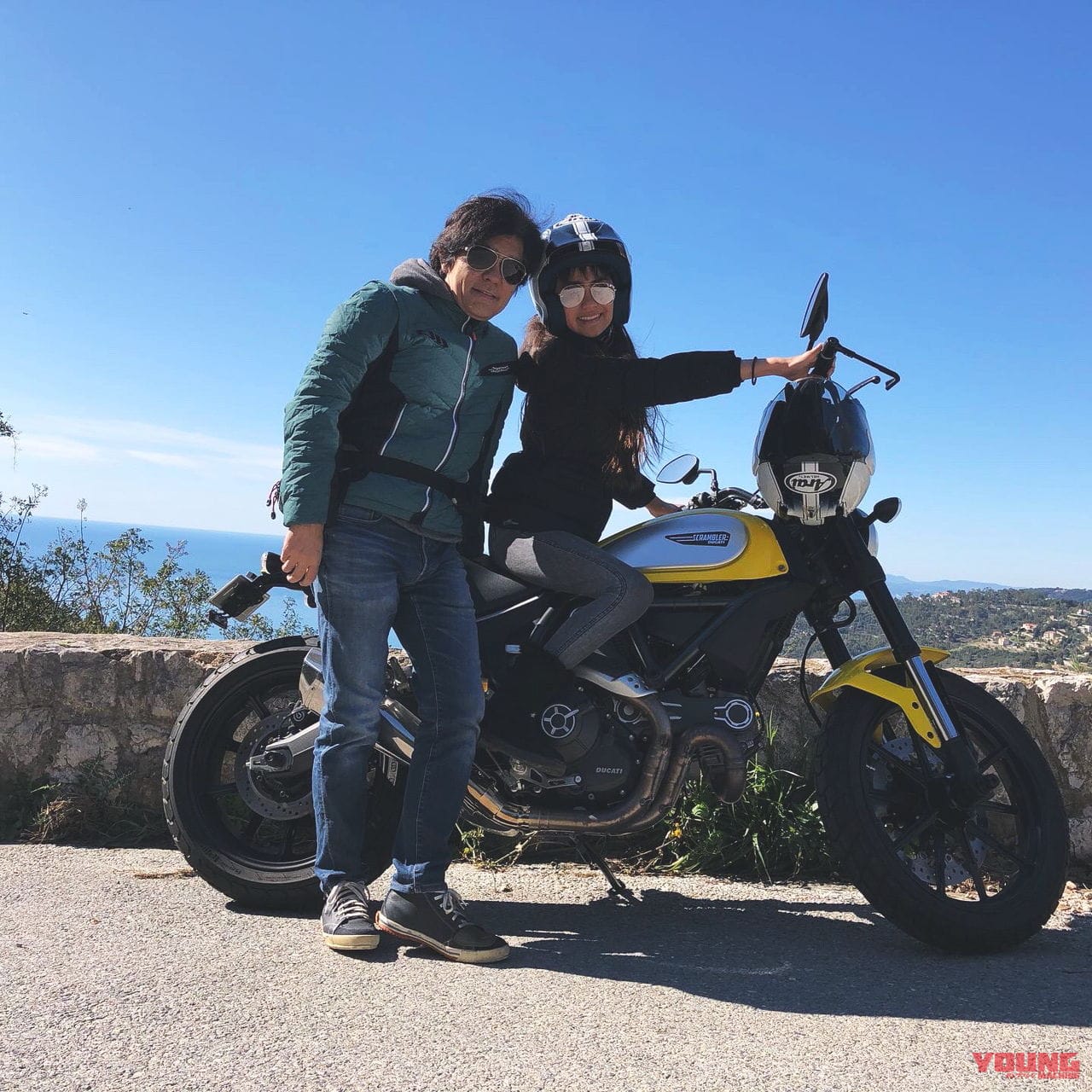 原田哲也さんと次女|世界GP王者・原田哲也のバイクトーク Vol.29「ライダーは勝てば勝つほど、勝てるようになる」