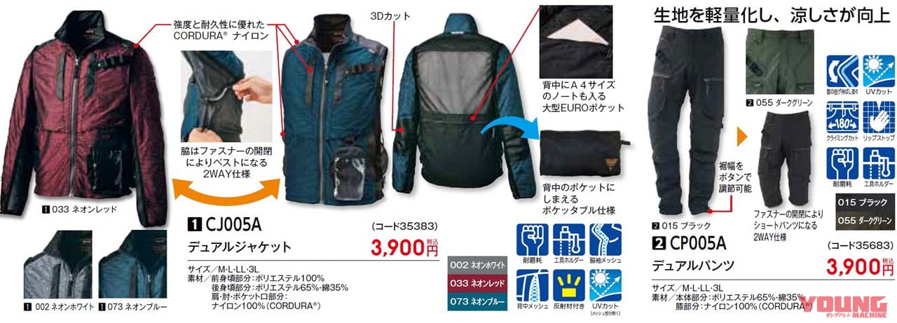 |ワークマンの春夏モデルカタログが登場、バイク用に使えそうなのは?【キャンツー御用達候補も】