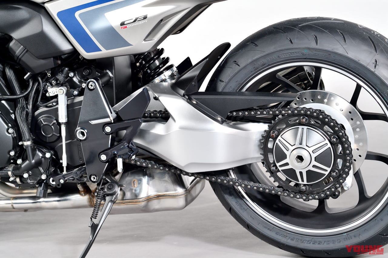 ホンダCB-F コンセプト|【映像×2】Z900RSとガチンコ勝負! よみがえるスペンサー仕様「CB-F コンセプト」が世界初公開