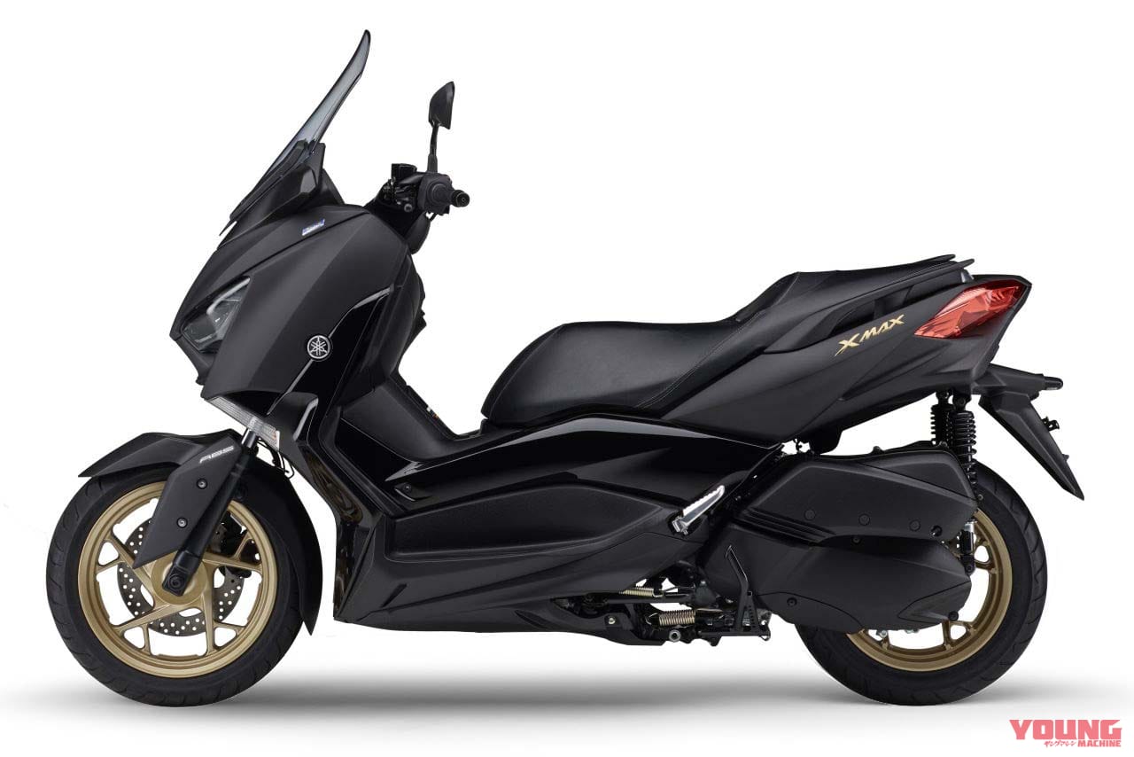 YAMAHA「XMAX ABS」マットブラック|ヤマハ「XMAX」に2020年ニューカラー追加、カラーバリエーションを5色に拡大